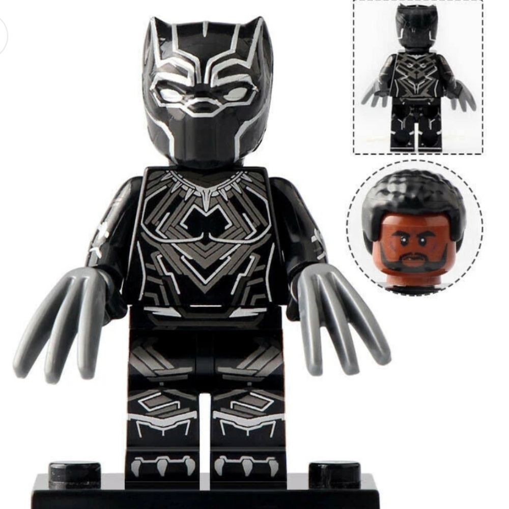 Plack phanter wakanda Custom marvel Superhero Minifigure custom lego